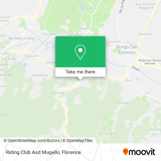 Mugello Riding Club map