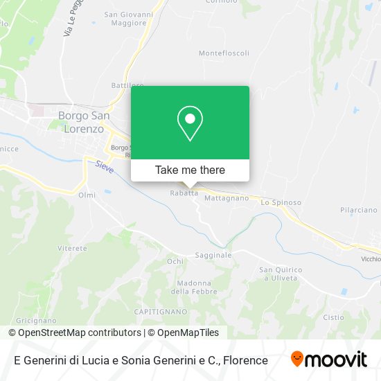 E Generini di Lucia e Sonia Generini e C. map
