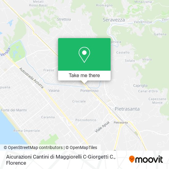 Aicurazioni Cantini di Maggiorelli C-Giorgetti C. map