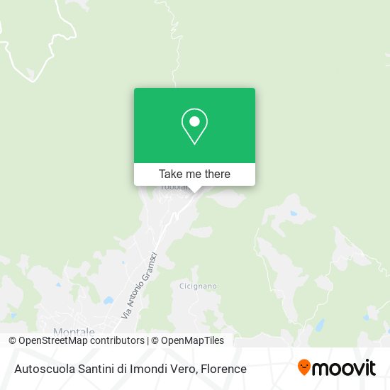 Autoscuola Santini di Imondi Vero map