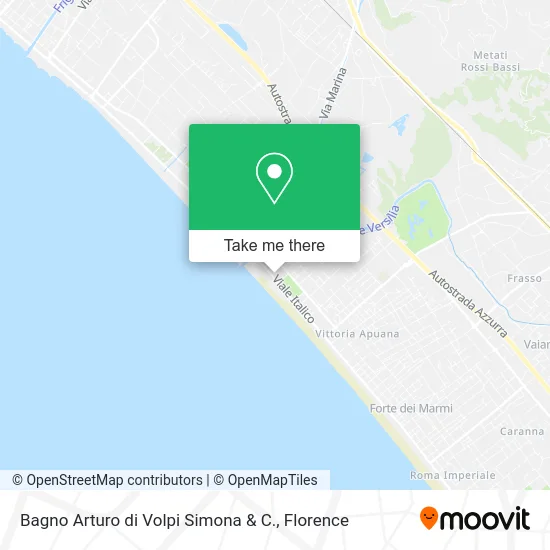 Bagno Arturo di Volpi Simona & C. map