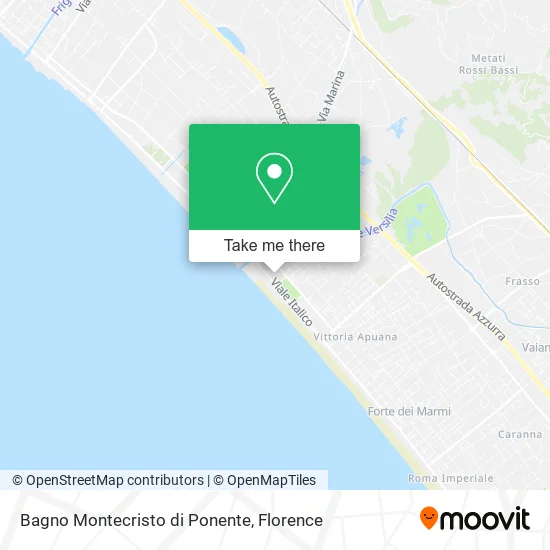 Bagno Montecristo di Ponente map