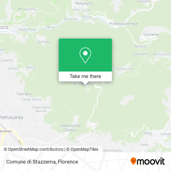 Comune di Stazzema map