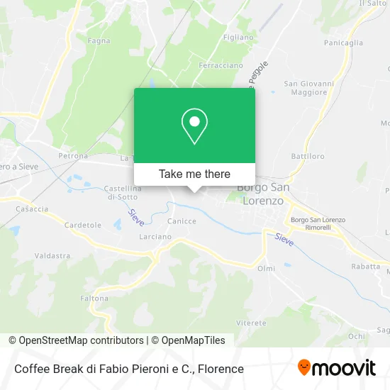 Coffee Break by Fabio Pieroni & Co. map