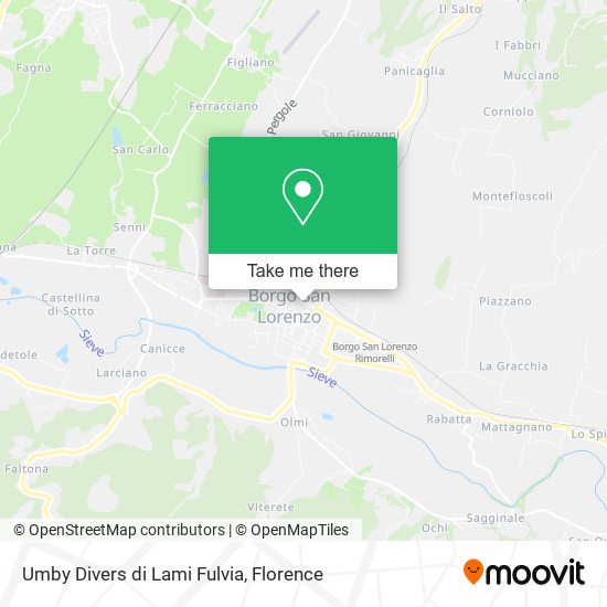 Umby Divers di Lami Fulvia map