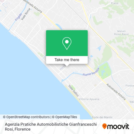 Agenzia Pratiche Automobilistiche Gianfranceschi Rosi map