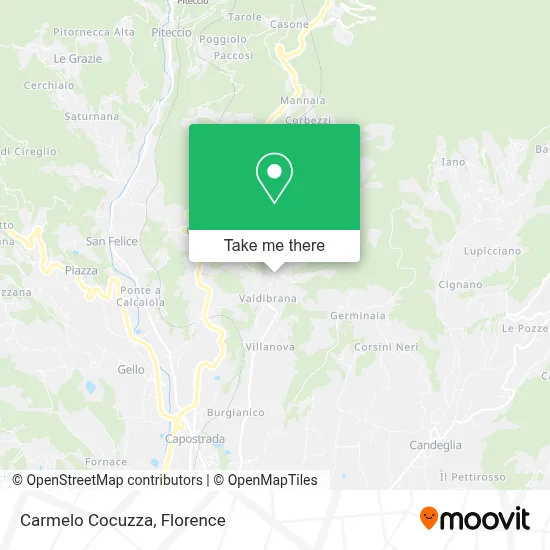 Carmelo Cocuzza map