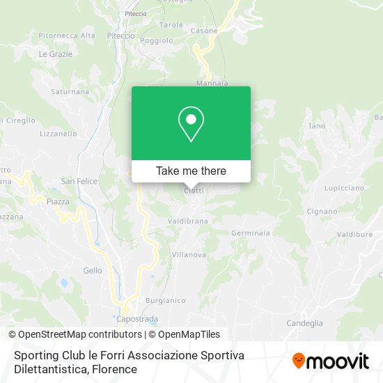 Sporting Club le Forri Associazione Sportiva Dilettantistica map