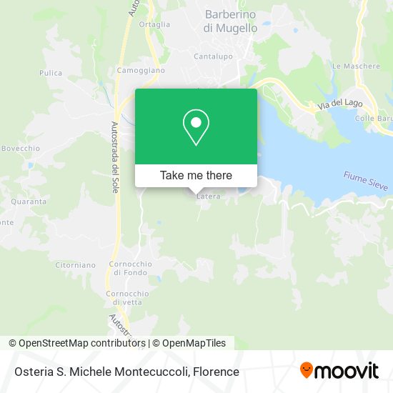 Osteria S. Michele Montecuccoli map