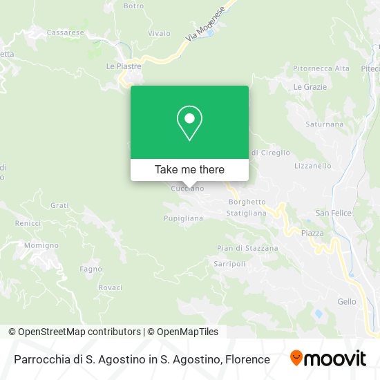Parrocchia di S. Agostino in S. Agostino map