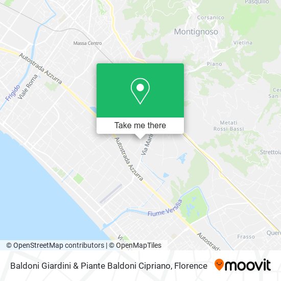 Baldoni Giardini & Piante Baldoni Cipriano map