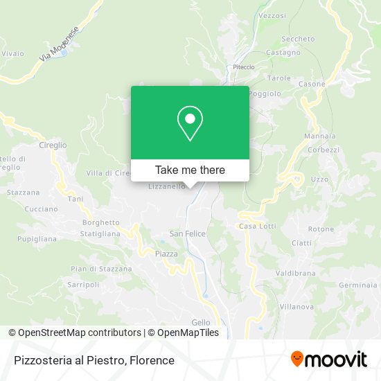 Pizzosteria al Piestro map