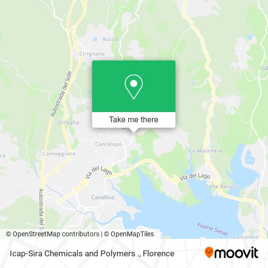 Icap-Sira Chemicals and Polymers . map