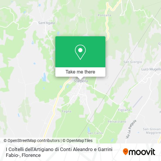 I Coltelli dell'Artigiano di Conti Aleandro e Garrini Fabio- map