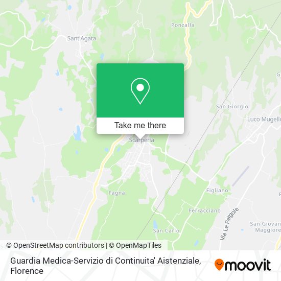 Guardia Medica-Servizio di Continuita' Aistenziale map