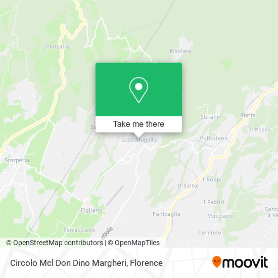 Circolo Mcl Don Dino Margheri map
