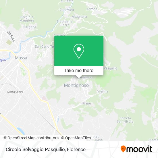Circolo Selvaggio Pasquilio map