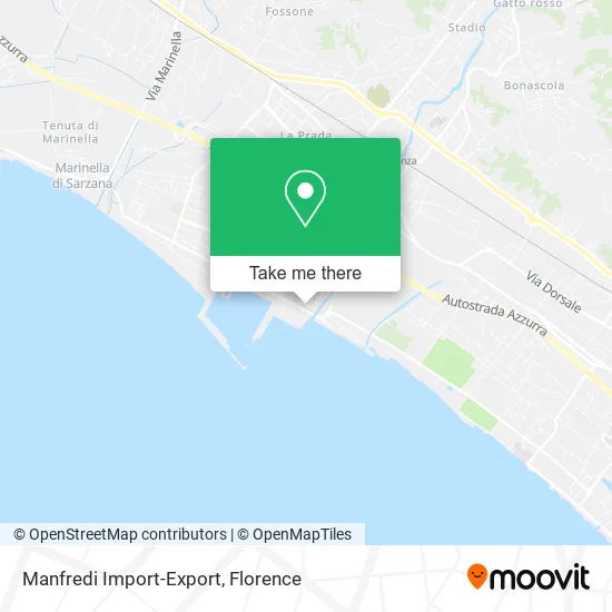 Manfredi Import-Export map