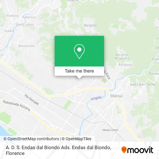 A. D. S. Endas dal Biondo Ads. Endas dal Biondo map
