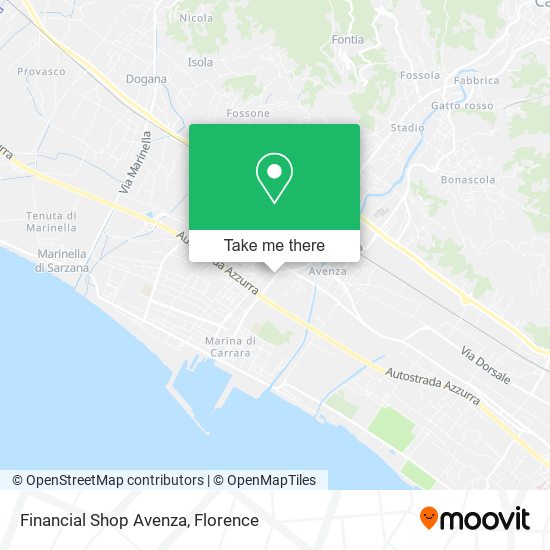 Financial Shop Avenza map