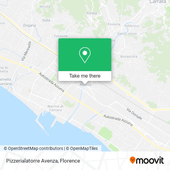 Pizzerialatorre Avenza map