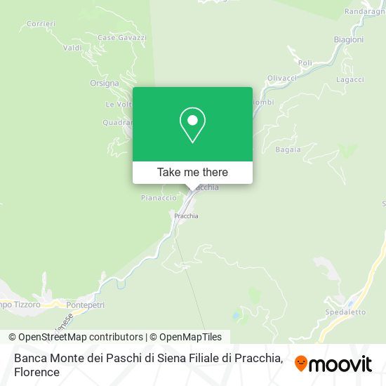 Banca Monte dei Paschi di Siena Filiale di Pracchia map