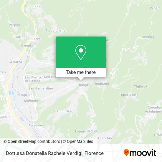 Dott.ssa Donatella Rachele Verdigi map