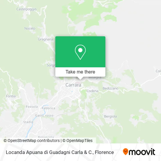 Locanda Apuana di Guadagni Carla & C. map