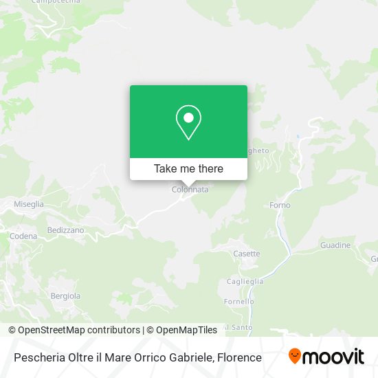 Pescheria Oltre il Mare Orrico Gabriele map