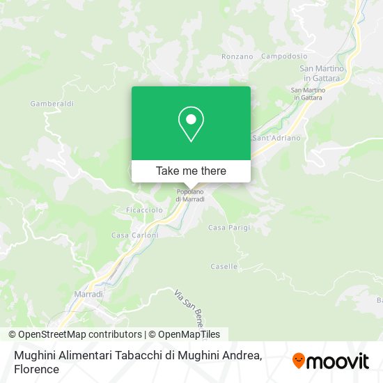 Mughini Alimentari Tabacchi di Mughini Andrea map