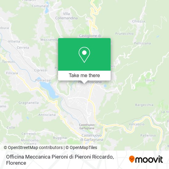 Officina Meccanica Pieroni di Pieroni Riccardo map