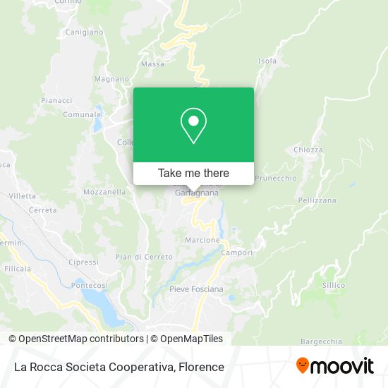 La Rocca Societa Cooperativa map