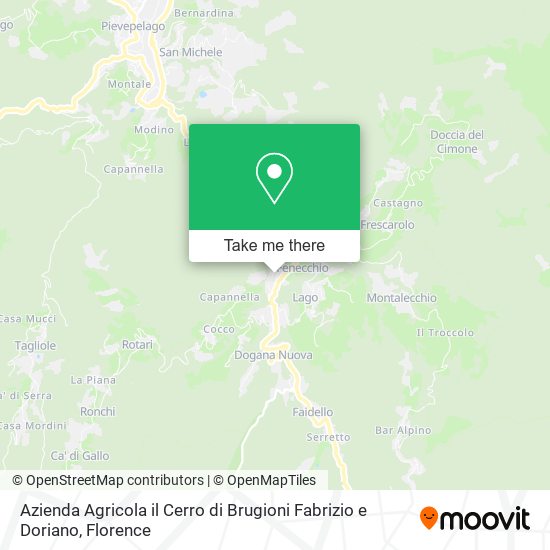 Azienda Agricola il Cerro di Brugioni Fabrizio e Doriano map