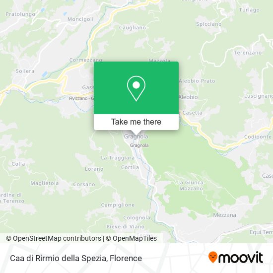 Caa di Rirmio della Spezia map