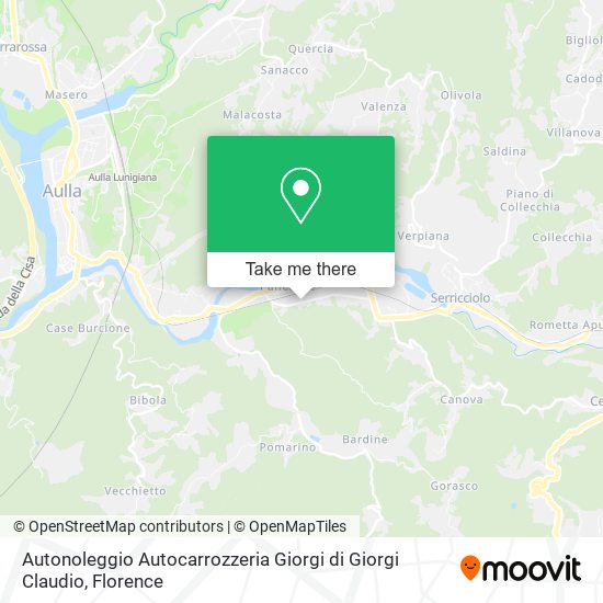 Autonoleggio Autocarrozzeria Giorgi di Giorgi Claudio map