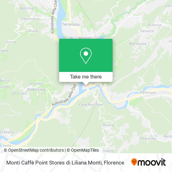 Monti Caffè Point Stores di Liliana Monti map