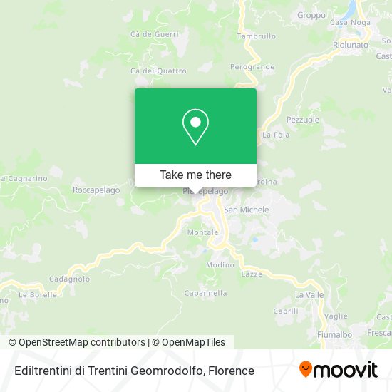 Ediltrentini di Trentini Geomrodolfo map
