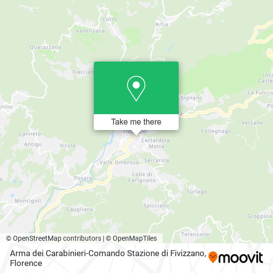 Arma dei Carabinieri-Comando Stazione di Fivizzano map