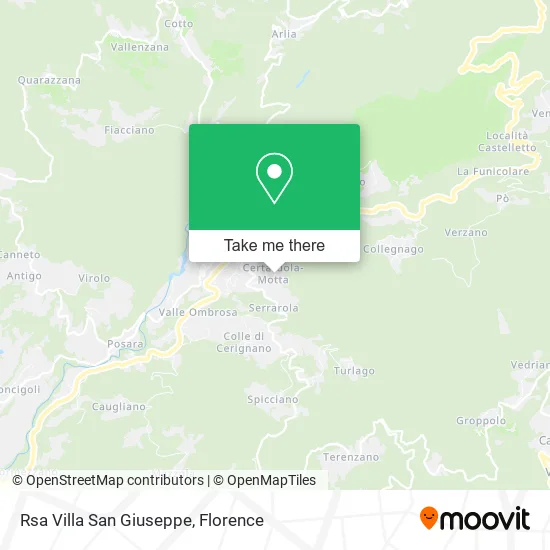 Villa San Giuseppe Nursing Home map