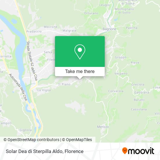 Solar Dea di Sterpilla Aldo map