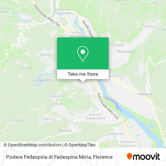Podere Fedespina di Fedespina Mirta map