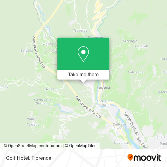 Golf Hotel map