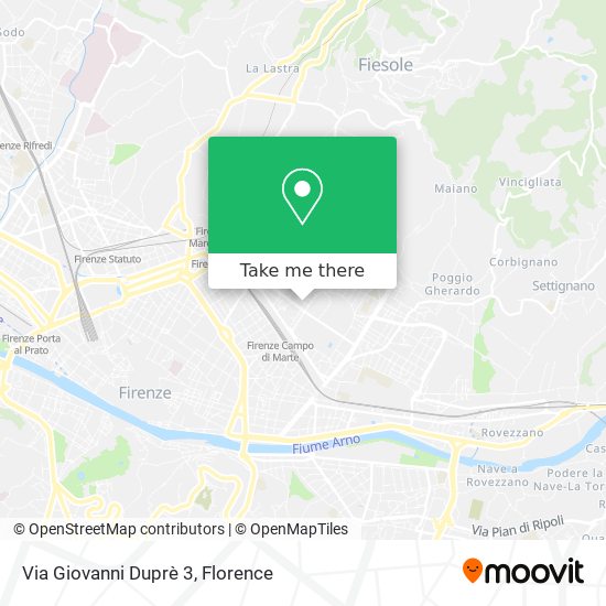 Via Giovanni Duprè 3 map
