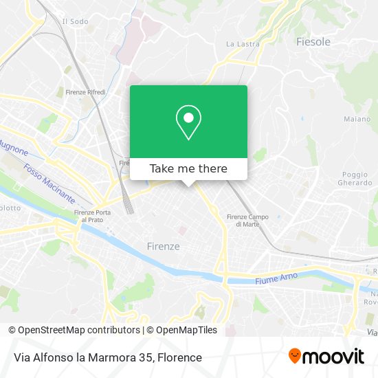 Via Alfonso la Marmora 35 map