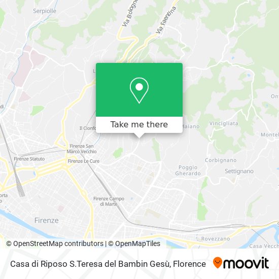 Casa di Riposo S.Teresa del Bambin Gesù map