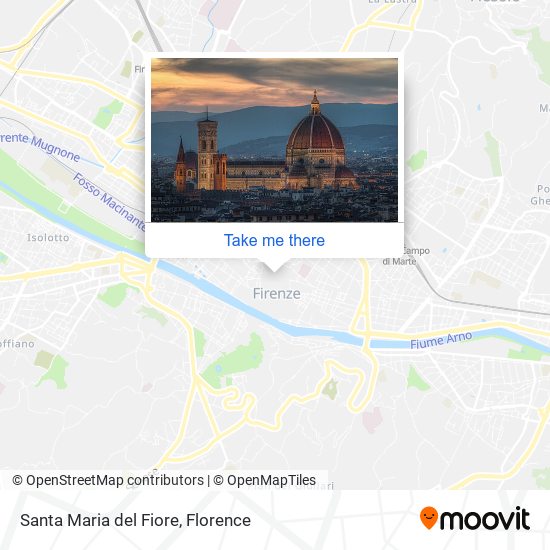 Santa Maria del Fiore map