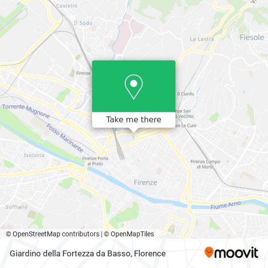 Giardino della Fortezza da Basso map