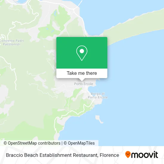 Braccio Beach Establishment Restaurant map