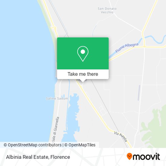 Albinia Real Estate map