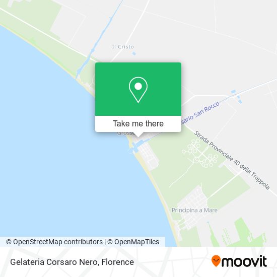 Gelateria Corsaro Nero map